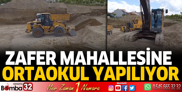 Zafer Mahallesi’ne ortaokul yapılıyor