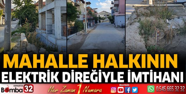 Zafer Mahallesi’nin Elektrik Direğiyle İmtihanı