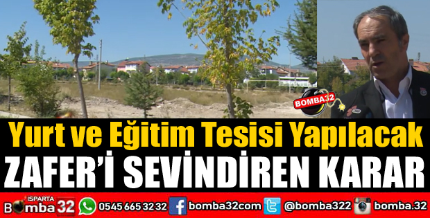 ZAFER MAHALLESİNİ SEVİNDİREN KARAR