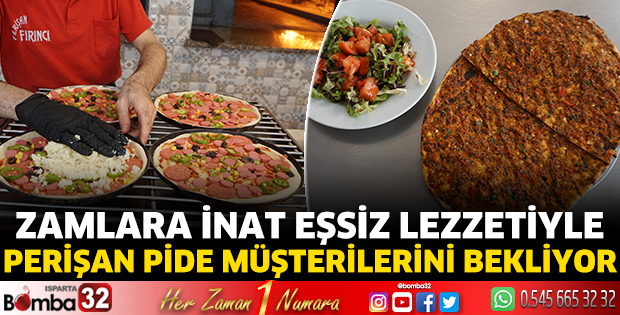 Zamlara inat eşsiz lezzetiyle “Perişan Pide” 