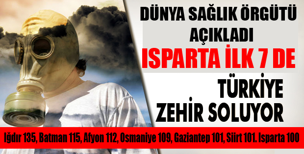 ZEHİR SOLUYORUZ