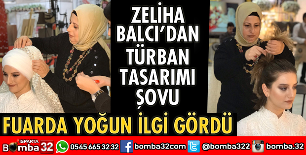 ZELİHA BALCI TÜRBAN TASARIMINDA ŞOV YAPTI