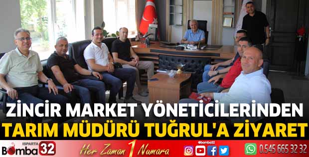 Zincir Market Yöneticilerinden  Müdür Tuğrul'a Ziyaret