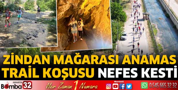 Zindan Mağarası Anamas Trail Koşusu nefes kesti