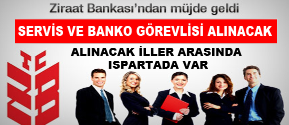 ZİRAAT BANKASI BİN KİŞİ ALACAK