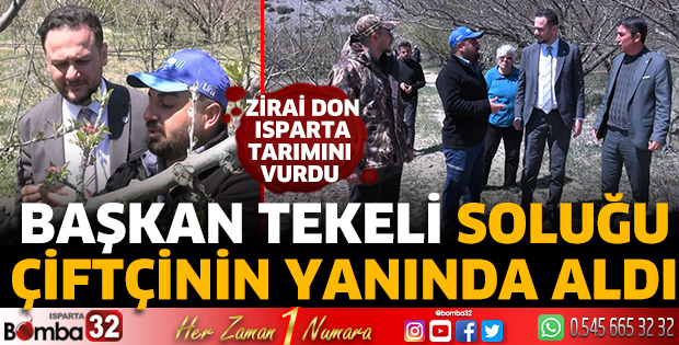 Zirai don Isparta tarımını vurdu