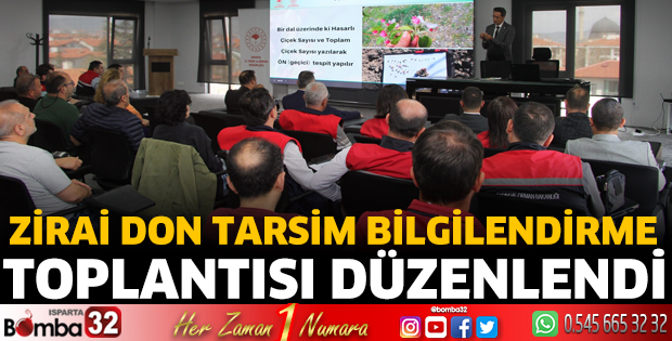 Zirai Don TARSİM Bilgilendirme Toplantısı düzenlendi