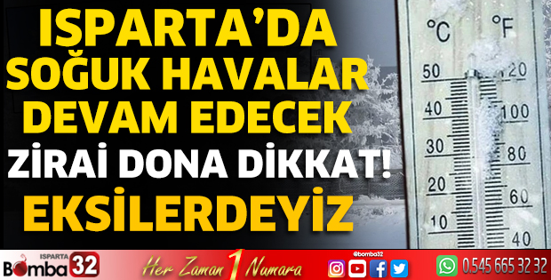 Zirai dona dikkat!