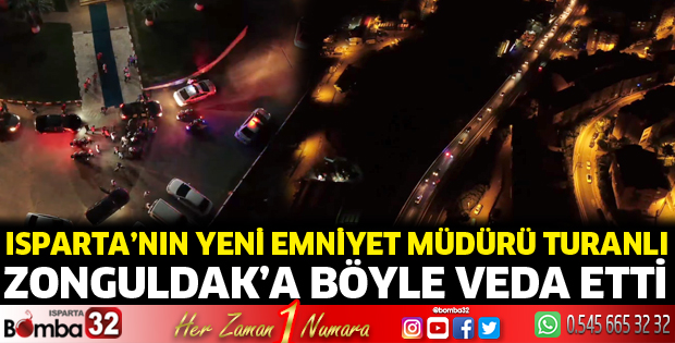Zonguldak'a işte böyle veda etti