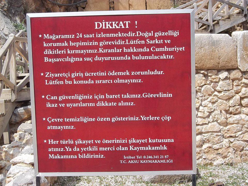 Isparta Aksu Zindan Mağarası