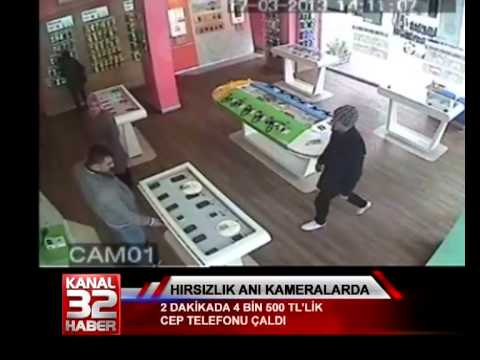 Hırsızlık anı kameralara yakalandı